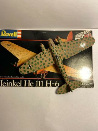 1/144 Wwii German Heinkel He 111 H - 6,  Painted And Assembled