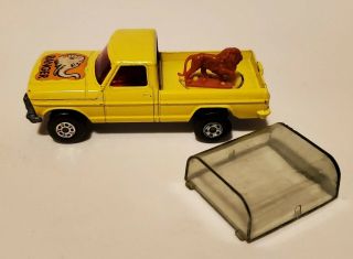 1973 Lesney Matchbox No.  57 Rolamatics Wild Life Truck With Lion Made In England
