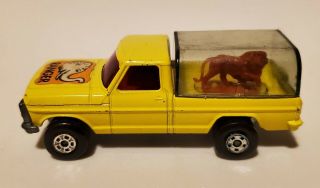 1973 Lesney Matchbox No.  57 Rolamatics Wild Life Truck with Lion Made in England 2