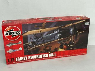 Airfix 1/72 Fairey Swordfish Mk.  1,  Contents.