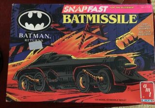 Amt Ertl Batman Returns Batmissile Model Kit 1/25 Scale Near Complete 2003