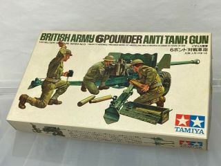 Tamiya 1/35 British Army 6 Pounder Anti - Tank Gun