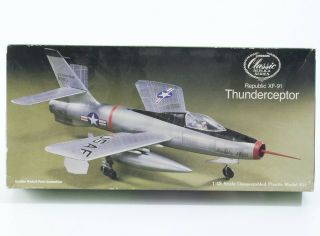 Republic Xf - 91 Thunderceptor Plane Lindberg 1:48 Kit Opened 536 - 39