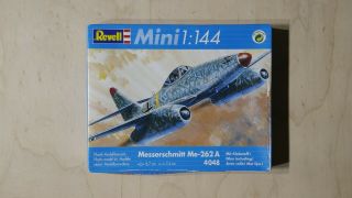 Revell 1:144 Mini Plastic Model Kit Messerschmitt Me - 262a 4048 Open Box