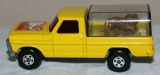 1973 Matchbox No.  57 Rolamatics Wild Life Truck With Lion Made In England Ex,