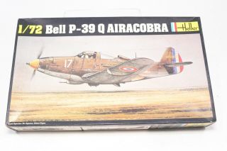Heller Bell P - 39 Q Airacobra Us Air Force Fighter Wwii 1:72 Model Plane Kit