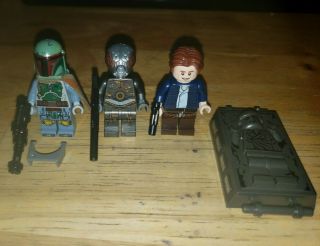 Lego Star Wars Boba Fett,  4 - Lom,  Han Solo,  Carbo,  From 75243 Slave 1 Anniversary