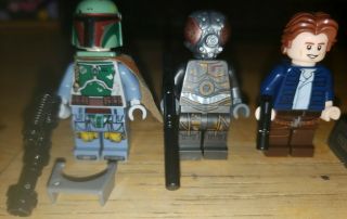 LEGO Star Wars Boba Fett,  4 - Lom,  Han Solo,  Carbo,  From 75243 Slave 1 Anniversary 2