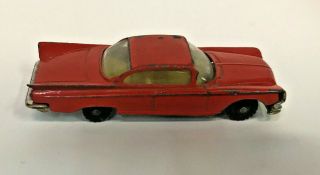 Vintage Husky Red Buick Electra Diecast Metal Model Car Great Britain