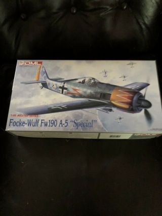 1/48 Dragon Dml Focke Wulf Fw190 A - 5 Special Ww2 Plastic Model Kit 5506