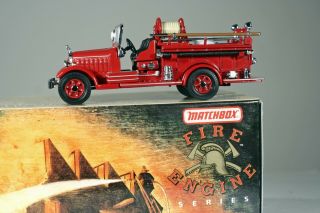 1:43 Matchbox Models Of Yesteryear 1935 Mack Ab Fire Engine Yfe15 - M 31782 - 9996