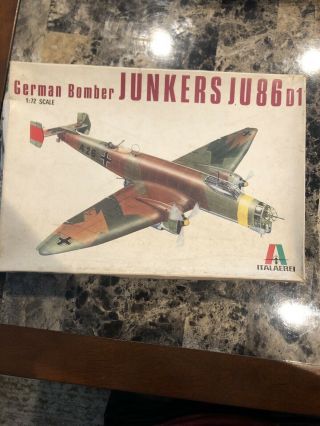 1/72 Italeri 114 Junkers Ju 86 D1 German Bomber