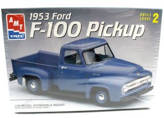 1953 Ford F - 100 Pickup Truck Amt Ertl 1:25 6487 Model Kit Factory