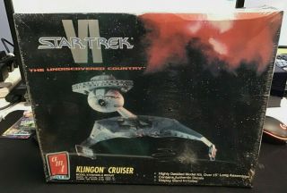 Star Trek Vi The Undiscovered Country Klingon Cruiser Amt Ertl 8299