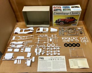 Vintage Mpc 13104 1932 Chrysler Roadster 1:25 Model Kit Open/parts