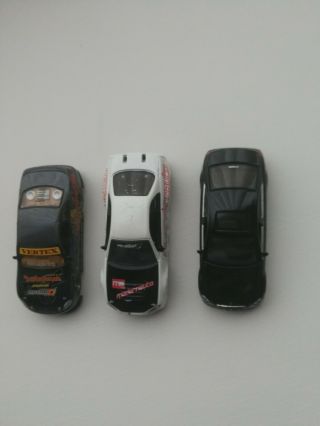 1 Of 2 Jada Toys Cars 1:64 2007 Black Mercedes Benz,  2002 White Nissan Skyline