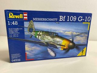 Revell 1:48 Scale Messerschmitt Bf 109 G - 10 Model Airplane Kit 04532
