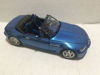 Burago 1996 Bmw M Roadster 1/18 Die Cast Metal Blue No Box