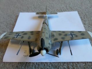 Wwii Revell German Focke - Wulf Fw 190 Pro Finish 1/48 Model Kit Completed