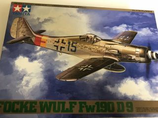 Tamiya 1:48 Focke Wulf Fw - 190 D - 9 Plastic Aircraft Model Kit 61041