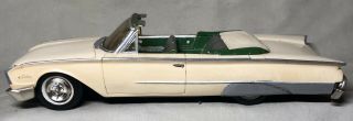 Vintage 1960 Amt Ford Starliner Convertible Promo Friction Car Metal Base Johan