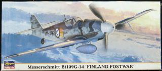 1/72 Hasegawa Models Messerschmitt Bf - 109g - 14 Post - War Finland Fighter