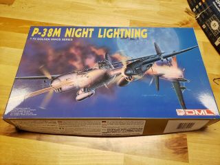 Dragon Models Dml 1:72 P - 38 P - 38m Night Lightning Model Kit 5019