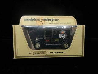 Matchbox Models Of Yesteryear Y - 12 Ford Model T Captain Morgan