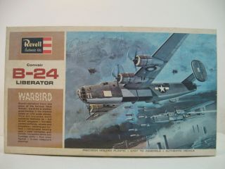 1964 Vintage Revell 1/72 Convair B - 24d Liberator Warbird H - 203:200 Hardbox Iss