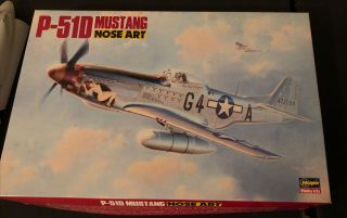 Hasegawa Hobby Kits 1/32 Scale P - 51d Mustang 
