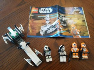 Lego Star Wars Set 7913 Clone Trooper Battle Pack W/ Minifigures 100 Complete