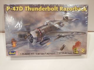 P - 47d Thunderbolt Razorback Revell 1:48 Scale Skill Level 2 Model Kit