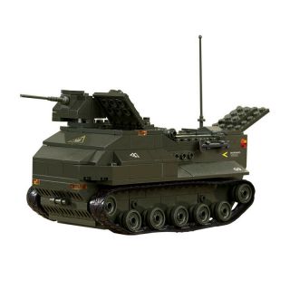 Sluban Military Tank Army Troops Assemble And Assemble Building Blocks Toys