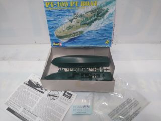 Revell Pt - 109 Patrol Torpedo Boat Us Army 1/72 Scale Model Kit Complete Open Box