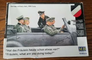 Master Box Mb 1/35 3570 " What Are You Doing Today? " Wwii German Military Men