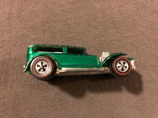 Vintage Hot Wheel Red Line The Demon Green Made In Hong Kong