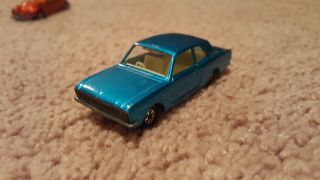 Transitional Matchbox Superfast Lesney 25 Ford Cortina Blue