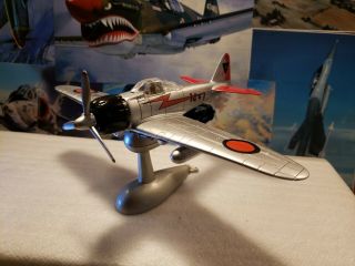 Toy Mark - Model Airplane - Japanese Zero Fighter (silver/red) Hard To Find.