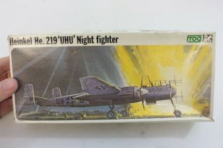 Vintage Frog He - 219 Heinkel 219 Night Fighter Model Kit - 2
