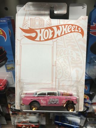 Hot Wheels 55 Chevy Gasser (candy Striper) Bel Air (custom Paint)