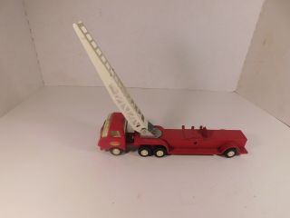 Vintage Pressed Steel Toy TONKA HOOK & LADDER FIRE ENGINE 11 Inches Total Length 2