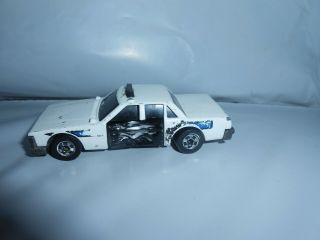 Vtg 1983 Hot Wheels Crack Ups Crunch Chief White State Police Car Malaysia