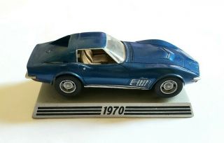 Vintage The Danbury 50 Years Of Corvette 14 1970 1/43 Scale Car Model Set
