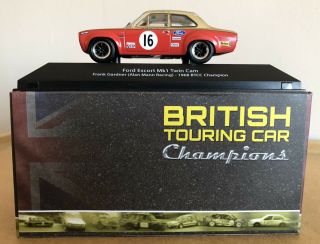 British Touring Car Champions Ford Escort Mk1 Frank Gardner 1:43 Scale