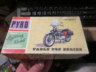 Vintage 1966 Pyro Bsa " Lightning Rocket " Motorcycle 1:16 Scale