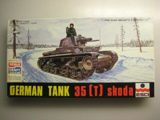 Esci 1/72 Scale: German Tank 35 (t) Skoda