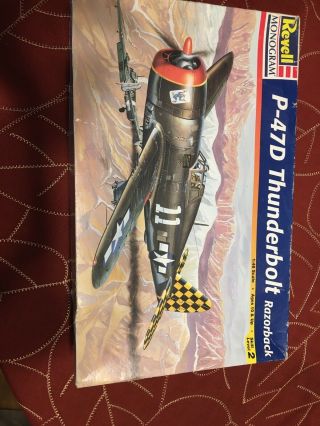 Revell Monogram P - 47d Thunderbolt Razorback 1/48 Scale Model Kit