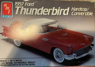 1957 57 Ford Thunderbird T - Bird Hardtop/convertible Amt 1/25 Niob Classic