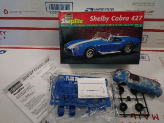 Box 9 Revell /monogram 1998 Snaptite Shelby Cobra 1:32 Scale