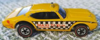Vintage Hot Wheels Redlines Die - Cast Car,  Yellow Maxi Taxi (1976)